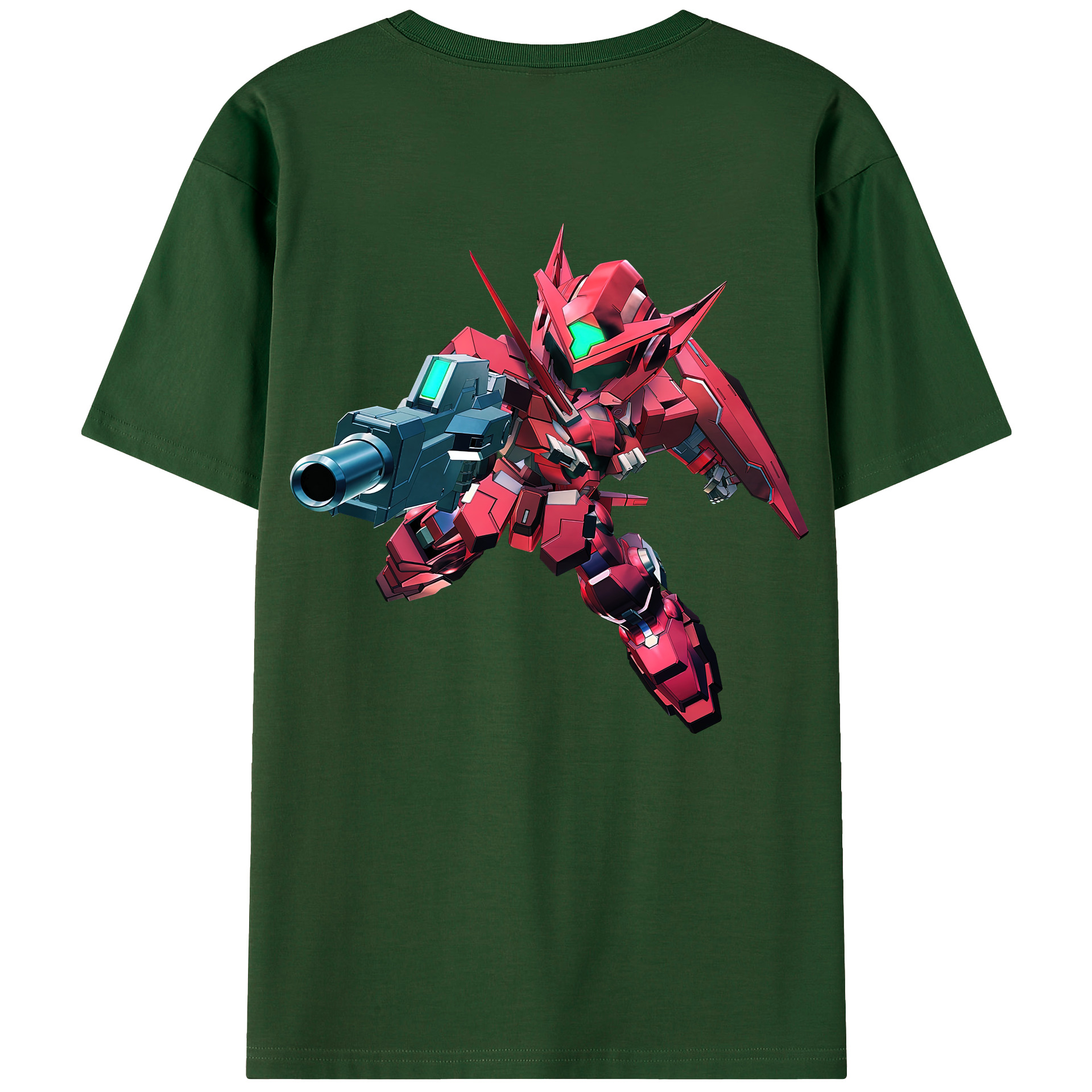 （画像用） 機動戦士ガンダム Mobile Suit Gundam 綿100％半袖Tシャツ（背面プリント）